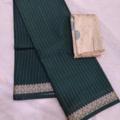 B13 crape mysore silk saree with banarasi blouse