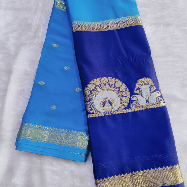 D14 crape mysore silk saree