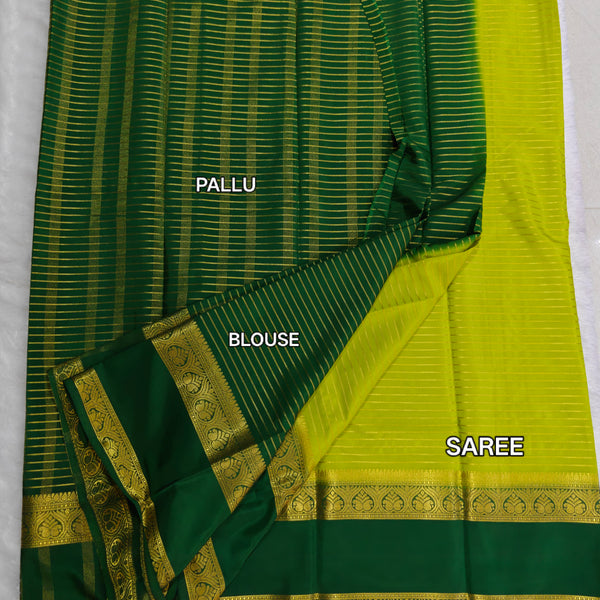 D11 CRAPE MYSORE SILK SAREE