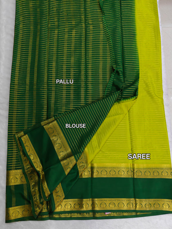 D11 CRAPE MYSORE SILK SAREE
