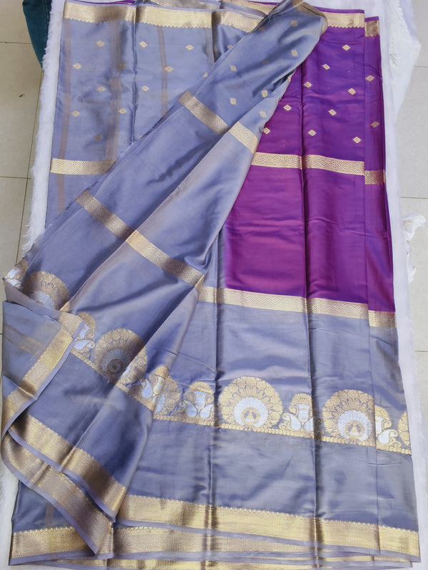 D14 crape mysore silk saree