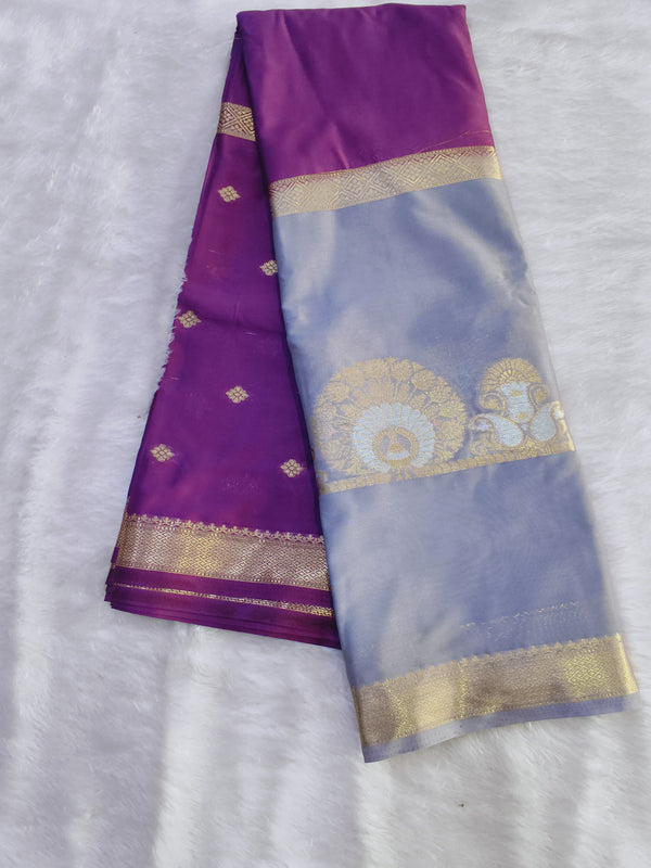 D14 crape mysore silk saree