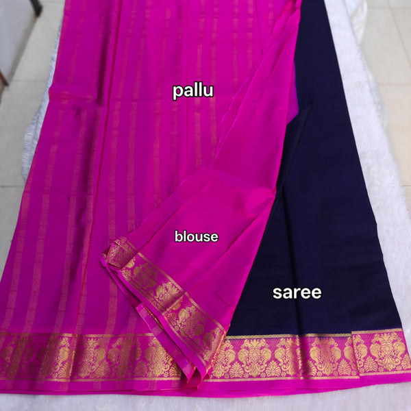 D10 CRAPE MYSORE SILK SAREE