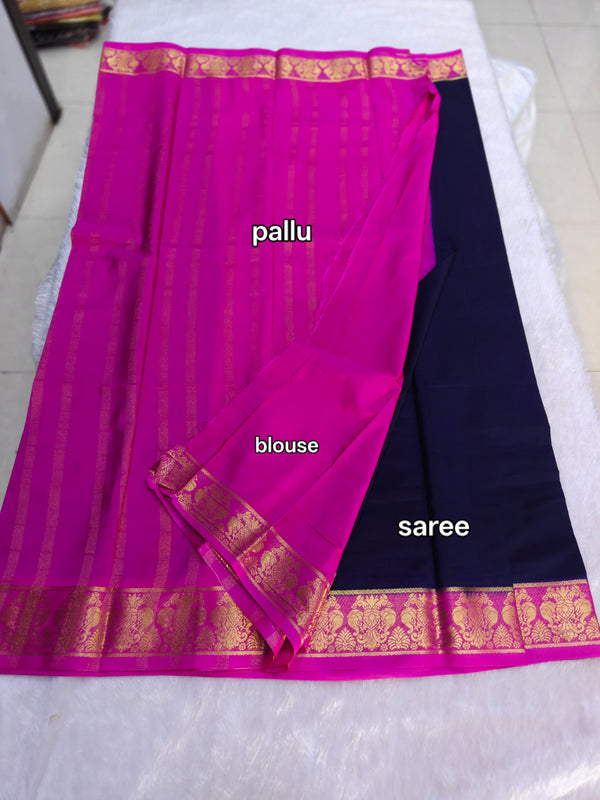 D10 CRAPE MYSORE SILK SAREE