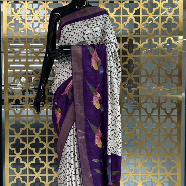 GEORGETTE BANARASI thread work J12