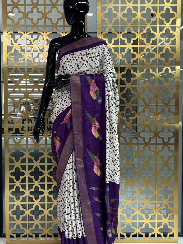 GEORGETTE BANARASI thread work J12