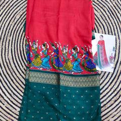 Z04 kalamkari dola silk