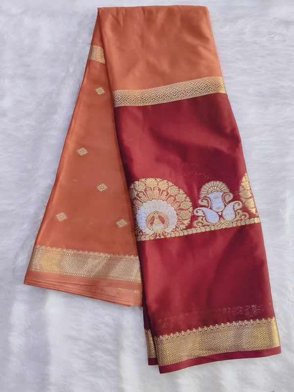 D14 crape mysore silk saree