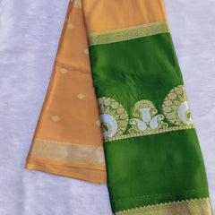 D14 crape mysore silk saree