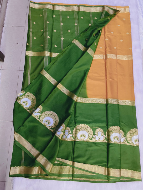 D14 crape mysore silk saree