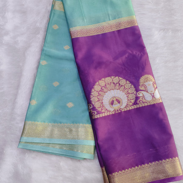 D14 crape mysore silk saree