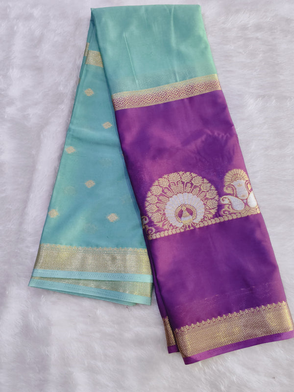 D14 crape mysore silk saree