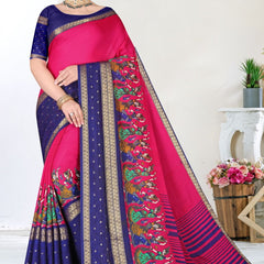 Z04 kalamkari dola silk