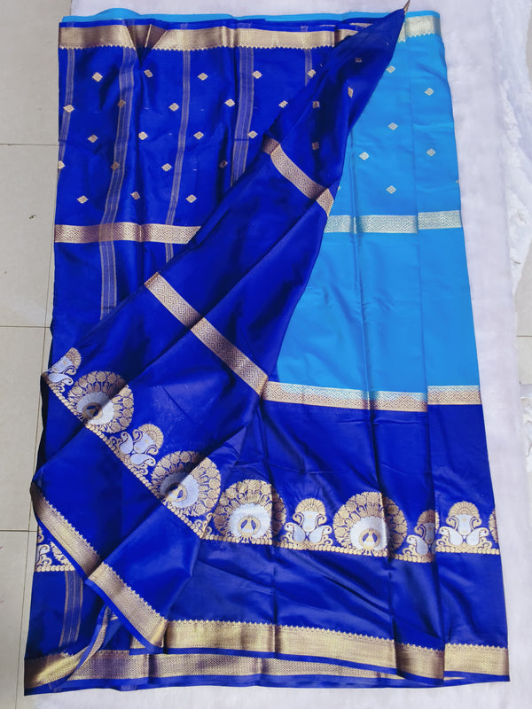 D14 crape mysore silk saree