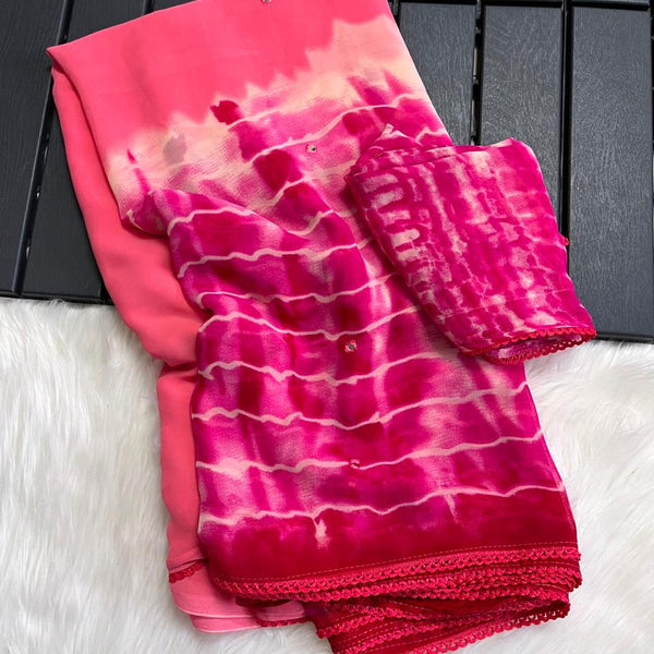 K21 soft Georgette celebrity inspired sarees
