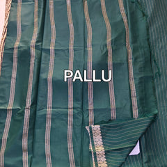 B13 crape mysore silk saree with banarasi blouse